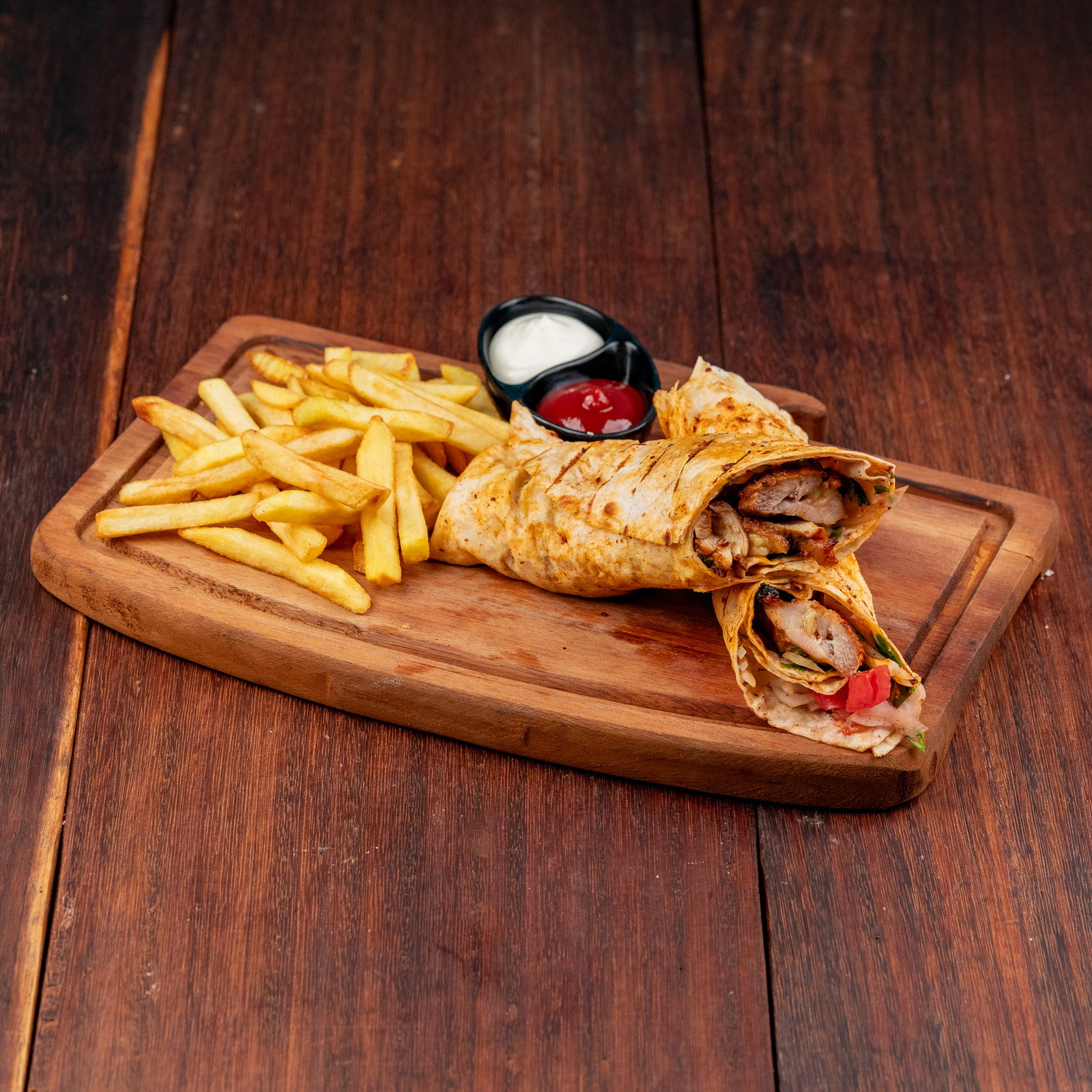 Chicken Skewers Wrap