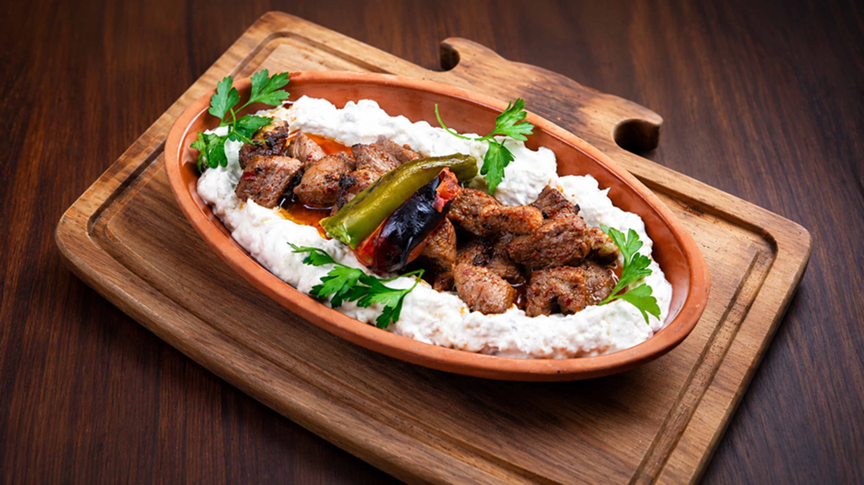 Ali Nazik (Lamb Skewers)