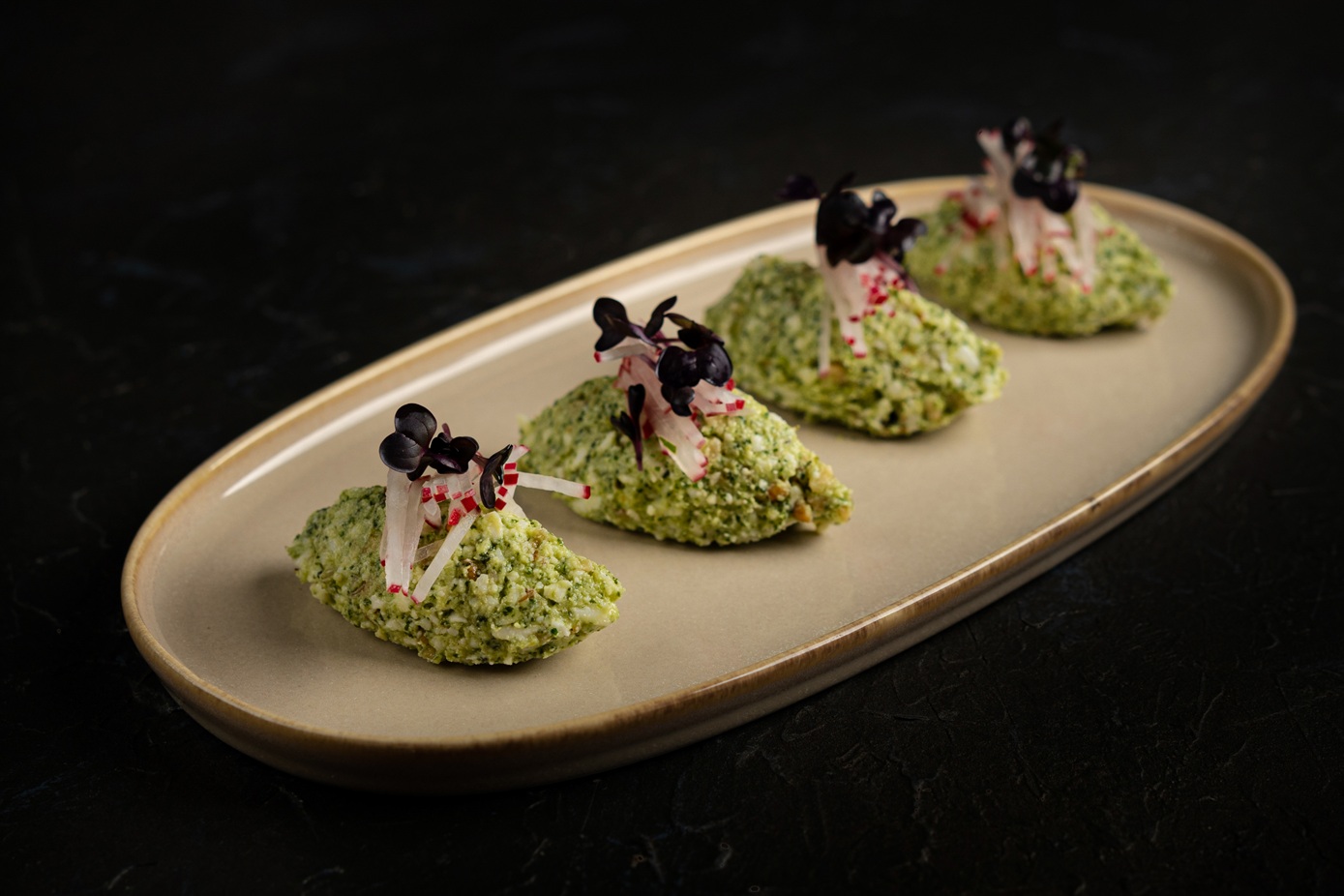Cheese And Pesto Ezme
