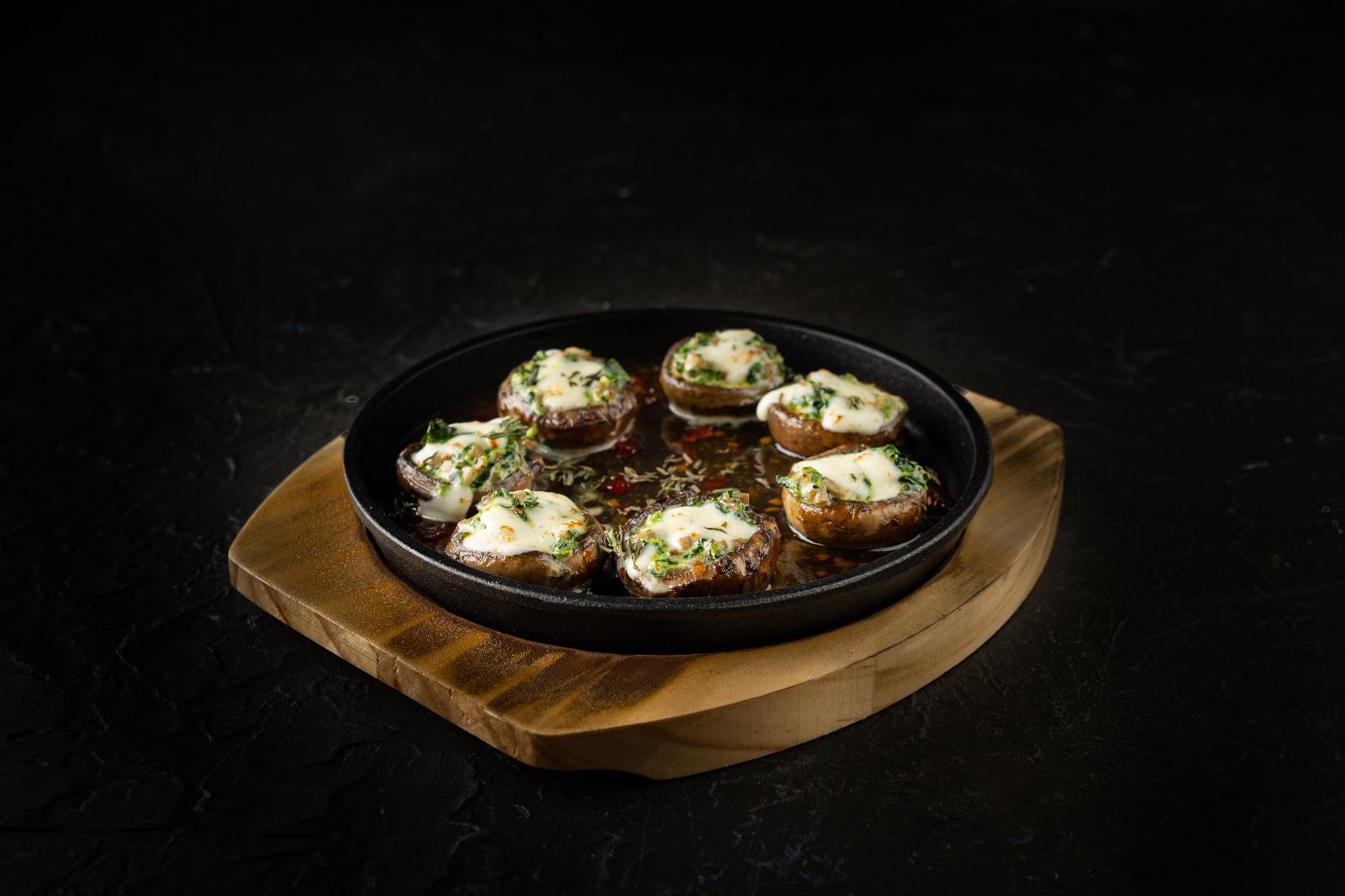 Mozzarella Mushroom Casserole